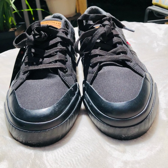 Levis Strauss & Co. Men's Sneakers Casual Low-Top Shoes Black Size 9 Comfort! - Picture 4 of 6